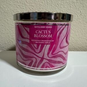 Bath & Body Works Cactus Blossom Pink Soy Candle